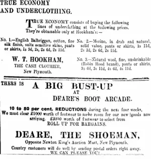 Page 2 Advertisements Column 2 (Taranaki Daily News 21-10-1907)