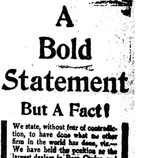 Page 3 Advertisements Column 7 (Taranaki Daily News 4-11-1907)