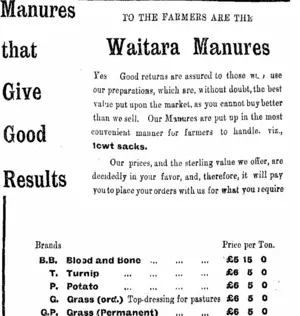 Page 4 Advertisements Column 7 (Taranaki Daily News 4-11-1907)