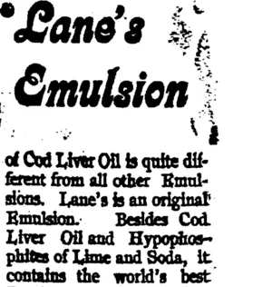 Page 4 Advertisements Column 1 (Taranaki Daily News 5-11-1907)
