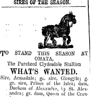 Page 4 Advertisements Column 6 (Taranaki Daily News 5-11-1907)