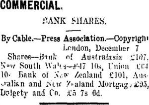 COMMERCIAL. (Taranaki Daily News 9-12-1909)