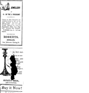 Page 1 Advertisements Column 4 (Taranaki Daily News 9-12-1909)