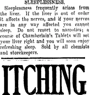 Page 1 Advertisements Column 3 (Taranaki Daily News 14-12-1909)