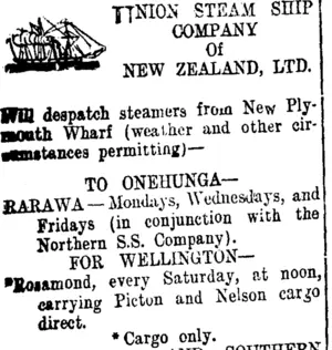 Page 2 Advertisements Column 1 (Taranaki Daily News 30-5-1910)
