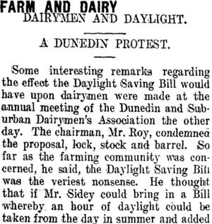 FARM AND DAIRY. (Taranaki Daily News 1-8-1910)