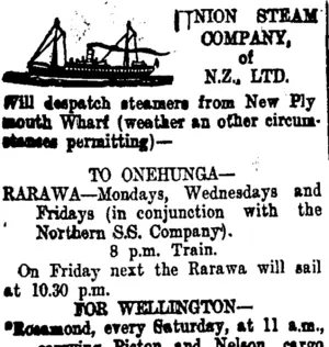 Page 2 Advertisements Column 1 (Taranaki Daily News 27-1-1911)