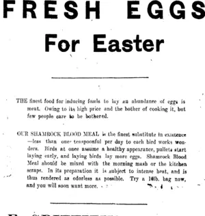 Page 10 Advertisements Column 4 (Taranaki Daily News 1-4-1911)