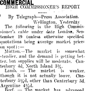 COMMERCIAL (Taranaki Daily News 12-9-1911)