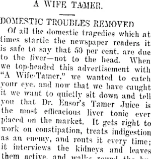 Page 5 Advertisements Column 3 (Taranaki Daily News 27-10-1911)
