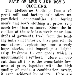 Page 4 Advertisements Column 4 (Taranaki Daily News 6-11-1911)