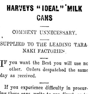Page 3 Advertisements Column 4 (Taranaki Daily News 1-11-1911)