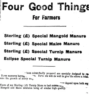 Page 3 Advertisements Column 4 (Taranaki Daily News 14-11-1911)