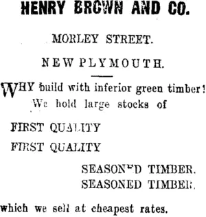Page 2 Advertisements Column 4 (Taranaki Daily News 14-11-1911)