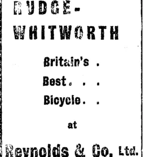 Page 2 Advertisements Column 5 (Taranaki Daily News 14-11-1911)