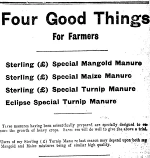 Page 3 Advertisements Column 4 (Taranaki Daily News 15-11-1911)