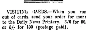 Page 2 Advertisements Column 3 (Taranaki Daily News 16-11-1911)