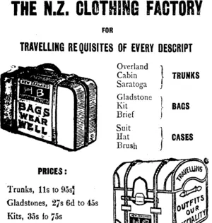 Page 3 Advertisements Column 1 (Taranaki Daily News 17-11-1911)
