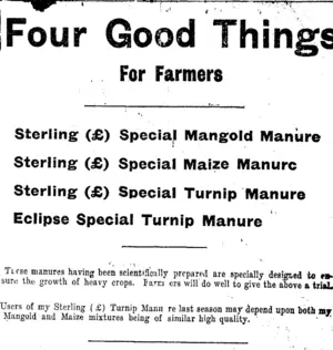 Page 3 Advertisements Column 3 (Taranaki Daily News 17-11-1911)