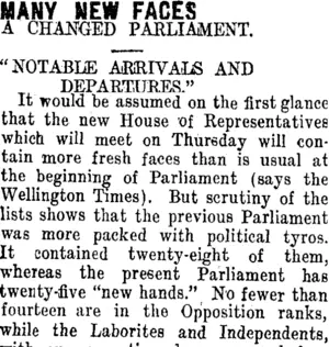 MANY NEW FACES. (Taranaki Daily News 13-2-1912)