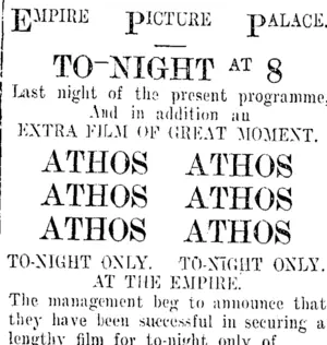 Page 1 Advertisements Column 4 (Taranaki Daily News 12-7-1912)