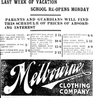 Page 8 Advertisements Column 1 (Taranaki Daily News 31-1-1913)
