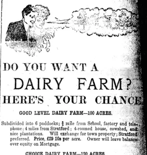 Page 3 Advertisements Column 5 (Taranaki Daily News 1-2-1913)