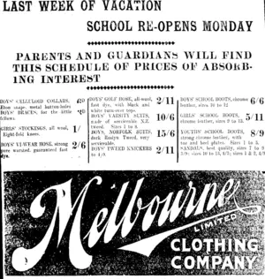 Page 8 Advertisements Column 1 (Taranaki Daily News 1-2-1913)