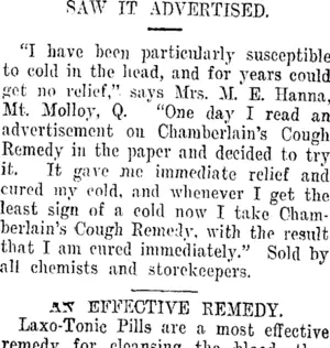 Page 2 Advertisements Column 4 (Taranaki Daily News 1-2-1913)