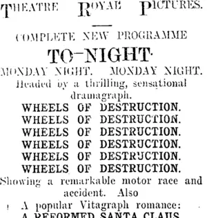 Page 1 Advertisements Column 3 (Taranaki Daily News 24-2-1913)