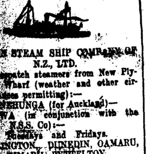 Page 2 Advertisements Column 1 (Taranaki Daily News 3-2-1914)