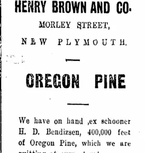 Page 6 Advertisements Column 3 (Taranaki Daily News 17-2-1914)