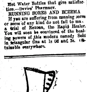Page 4 Advertisements Column 1 (Taranaki Daily News 23-5-1914)