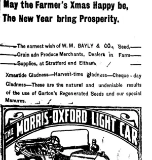 Page 3 Advertisements Column 1 (Taranaki Daily News 6-1-1915)