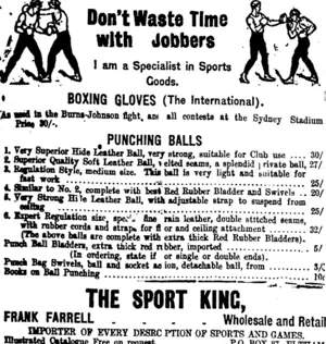 Page 7 Advertisements Column 1 (Taranaki Daily News 26-1-1915)