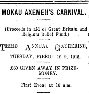 Page 8 Advertisements Column 6 (Taranaki Daily News 26-1-1915)