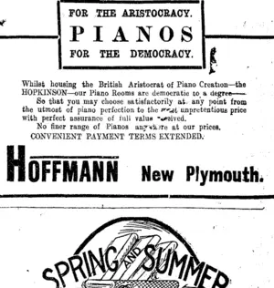 Page 2 Advertisements Column 6 (Taranaki Daily News 27-1-1915)