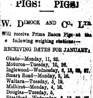 Page 2 Advertisements Column 7 (Taranaki Daily News 27-1-1915)