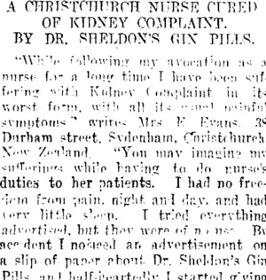 Page 3 Advertisements Column 3 (Taranaki Daily News 27-1-1915)