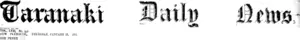 Masthead (Taranaki Daily News 21-1-1915)