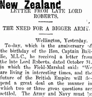 New Zealand (Taranaki Daily News 23-2-1915)
