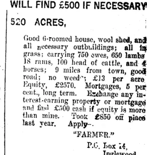 Page 6 Advertisements Column 6 (Taranaki Daily News 19-3-1915)