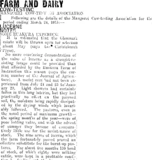 FARM AND DAIRY. (Taranaki Daily News 3-4-1915)