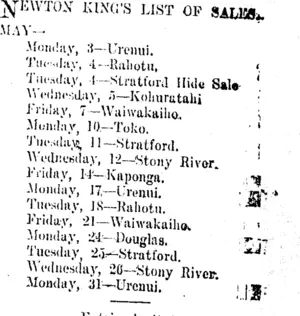 Page 8 Advertisements Column 7 (Taranaki Daily News 3-5-1915)