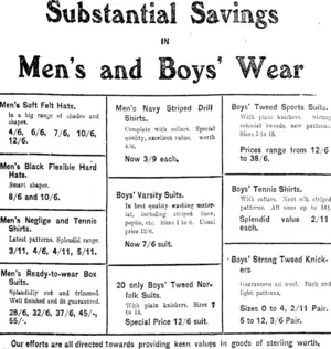 Page 7 Advertisements Column 1 (Taranaki Daily News 8-1-1916)