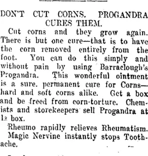 Page 3 Advertisements Column 3 (Taranaki Daily News 5-4-1916)