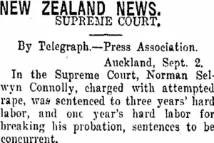 NEW ZEALAND NEWS. (Taranaki Daily News 4-9-1916)