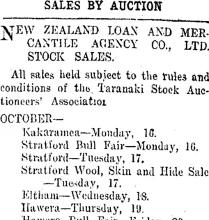 Page 8 Advertisements Column 4 (Taranaki Daily News 14-10-1916)