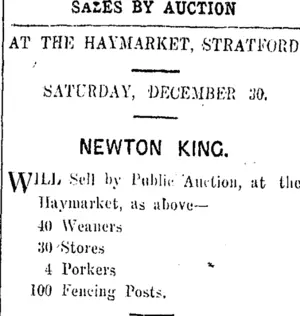 Page 8 Advertisements Column 3 (Taranaki Daily News 30-12-1916)