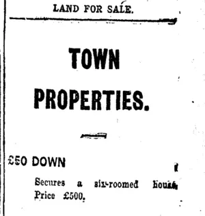 Page 1 Advertisements Column 8 (Taranaki Daily News 19-3-1917)
